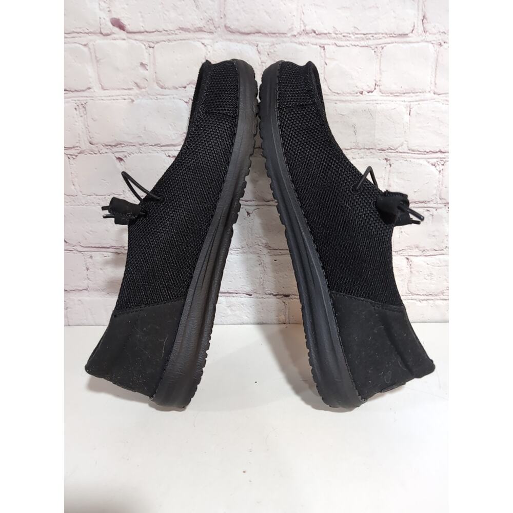 Hey Dude Wendy Funk Mono Shoes Womens Size 11 Black Canvas Moccasins 40065-001 - Picture 3 of 10